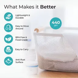 The Better Home White Set of 1 Regular Core Organisers image 3