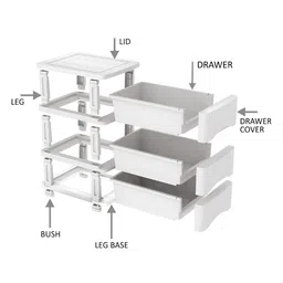 Nayasa Brown Set of 3 Regular Multi-Utility Organisers image 4