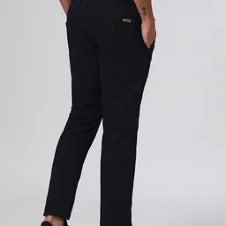 SUBTRACT Men Comfort Regular Fit Pleated Front Mid-Rise Organic Cotton Chinos image 2