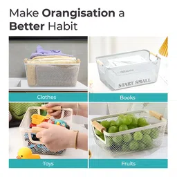 The Better Home White Set of 1 Regular Core Organisers image 4