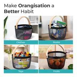 The Better Home Black Set of 2 Regular Core Organisers image 4