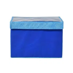 Kuber Industries Set Of 2 Blue & Grey Solid Multipurpose Organisers image 2