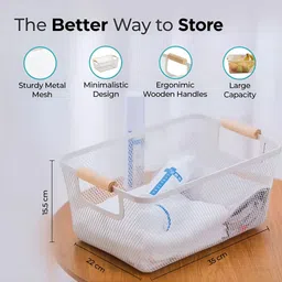 The Better Home White Set of 1 Regular Core Organisers image 5