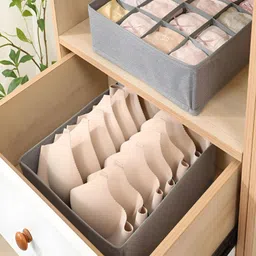 HOKIPO Grey Set of 2 Regular Multi-Utility Organisers image 5