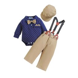 StyleCast Boys Navy Blue Printed Shirt with Trousers-image-40