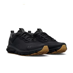 UNDER ARMOUR Men Black Woven Design UA Charged Verssert Running Shoes-55