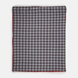 Chicco Grey & Red Pram Blanket With Removable Cover image 2
