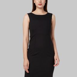 Park Avenue Black Woman Sheath Dress-image-99