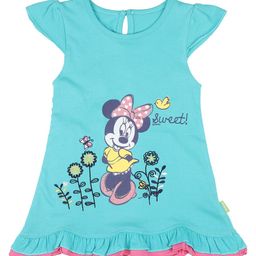 Bodycare Girls Minnie Mouse Printed A-Line Cotton Dress-picture-11