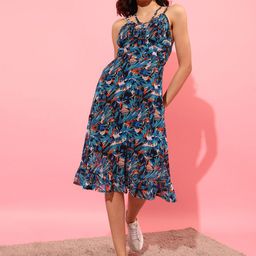 STREET 9 Floral Georgette Sheath Dress-picture-16