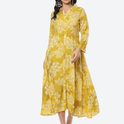 Biba Floral Printed A-Line Midi Dress-picture-29