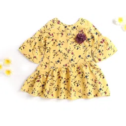 The Magic Wand Girls Floral Printed A-Line Dress-image-71