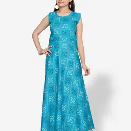 Aarika Girls Floral Maxi Dress-image-44