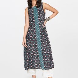 Global Desi Ethnic Motifs Printed Kurta-image-75