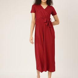 BRINNS Layered Midi Wrap Dress-image-76