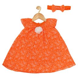 Creative Kids Girls Orange Printed A-Line Dress With Headband-image-43