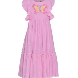 A Little Fable Pink Maxi Dress-image-23