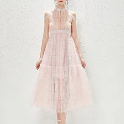 JC Collection Pink Maxi Dress-picture-43