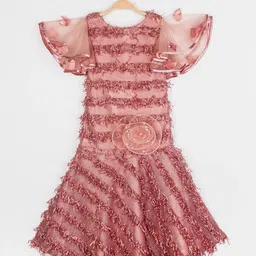 Peppermint Mauve & lobster bisque Dress-image-71