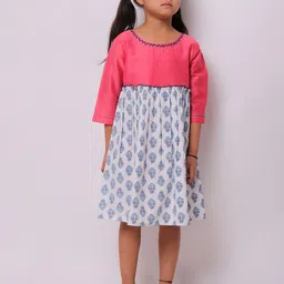 Peppermint Navy Blue Checked Dress-image-42