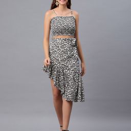 PRETTY LOVING THING Women Animal Crepe Two Piece Clothing Set-image-19