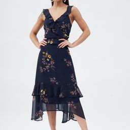 Harpa Floral Printed Midi Dress-image-22