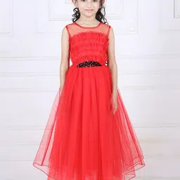 Toy Balloon kids Embellished Net Maxi Fit and Flare Dress-picture-51