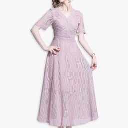 JC Collection Pink Maxi Dress-image-36