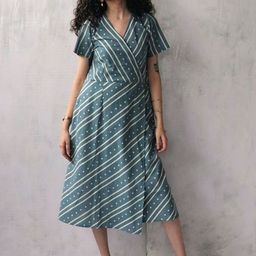 Chidiyaa Blue Midi Dress-image-32