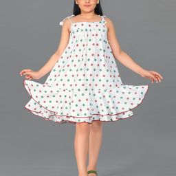 FASHION DREAM Girls White A-Line Dress-image-49