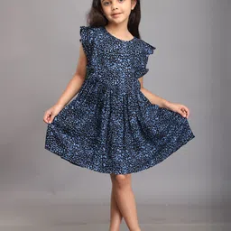 Biglilpeople Girls Animal Printed Strappy Dress-picture-9