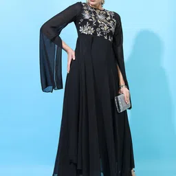 Vishudh Black Maxi Dress-picture-43