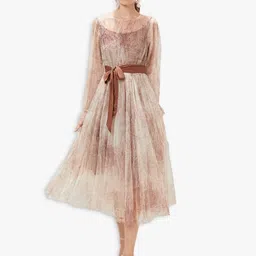 JC Collection Beige Midi Dress-picture-49