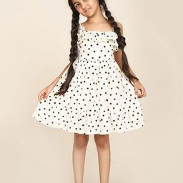 Biglilpeople Multicoloured Floral A-Line Dress-image-32