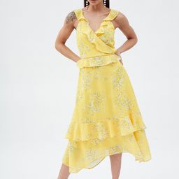 Harpa Floral Georgette Midi Dress-image-61