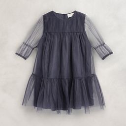Cherry Crumble Navy Blue A-Line Dress-image-105