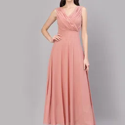 aayu Gathered Maxi Wrap Dress-image-23