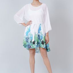 First Resort by Ramola Bachchan Women White Floral Dress-image-35