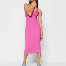 Trendyol Sheath Midi Dress-image-48