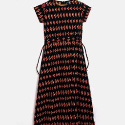 Uptownie Lite Black Crepe Dress-image-80
