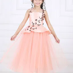 Toy Balloon kids Girls Net Maxi Dress-picture-16