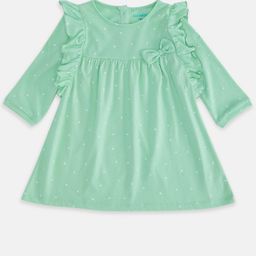 Pantaloons Baby Green A-Line Dress-picture-20