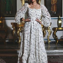 Lavanya The Label Floral Georgette A-Line Maxi Dress-picture-57