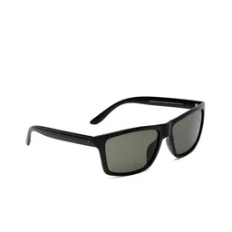 SUNNIES Grey Lens & Black Rectangle Sunglasses with UV Protected Lens SUNNIES-014-C5-25