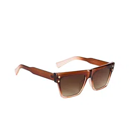 AISLIN Unisex Wayfarer Sunglasses with UV Protected Lens ES_13468-95-AS-M440-BRW-BRCL-WFSQ-image-17
