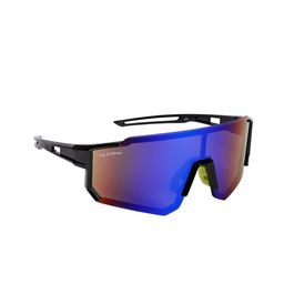 NuVew Unisex Sports Sunglasses with UV Protected Lens ES_16495-34-NW-YL491-fBLPR-BLK-SPWA-23