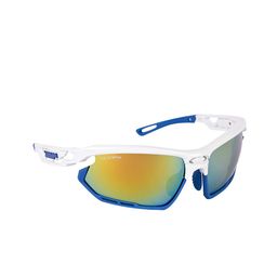 NuVew Unisex Sports Sunglasses with UV Protected Lens ES_16501-35-NW-630-fGLD-WHBL-SPWA-46