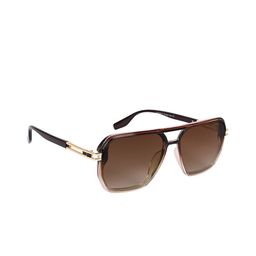 NuVew Unisex Wayfarer Sunglasses with UV Protected Lens ES_15624-32-NW-HD2288-BRW-BRGL-WF-15