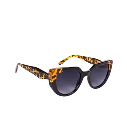 AISLIN Unisex Cateye Sunglasses with UV Protected Lens ES_13275-87-AS-22014-PRGY-BKoBR-24