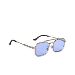 AISLIN Unisex Square Sunglasses with UV Protected Lens ES_13401-93-AS-Hexa-BLU-SVR-SQWF-44
